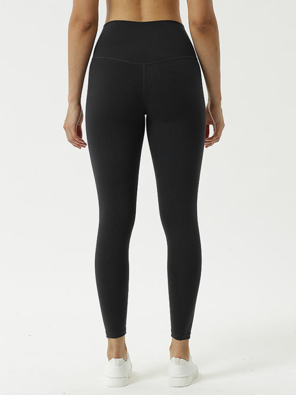 Women's Black High Waist Activewear Leggings