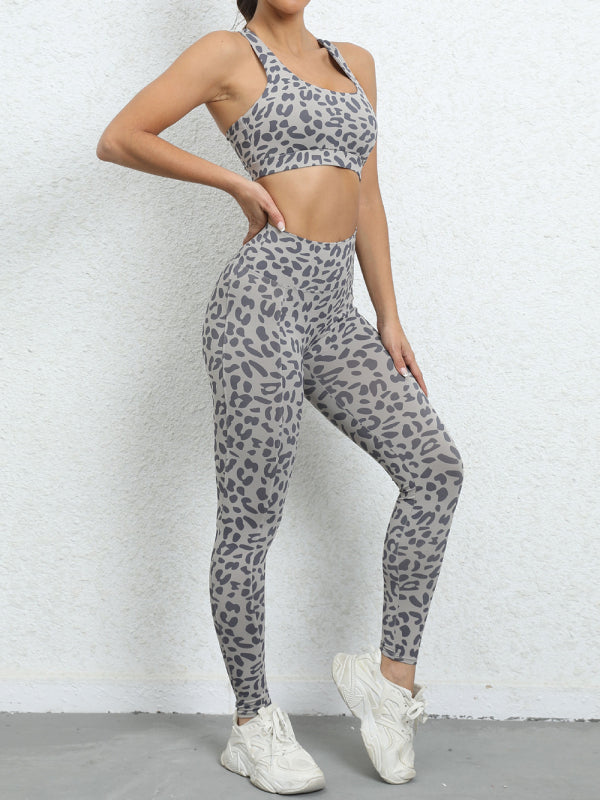 Leopard High Waist Leopard Print Gym Leggings For Women Seamless