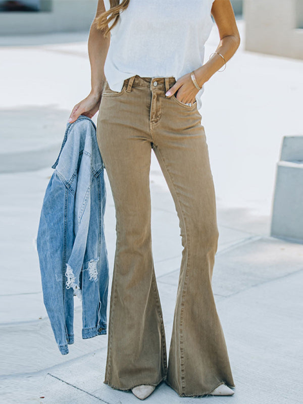Women s Vintage Flared Denim Jeans