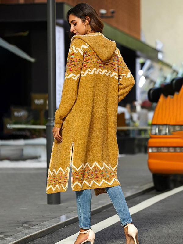 Yellow longline cardigan best sale