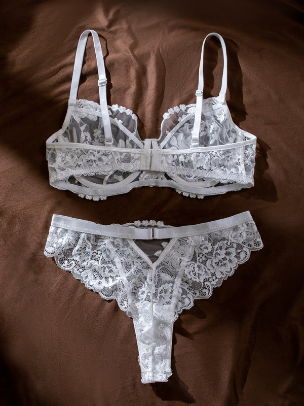 White bra and pants on sale set